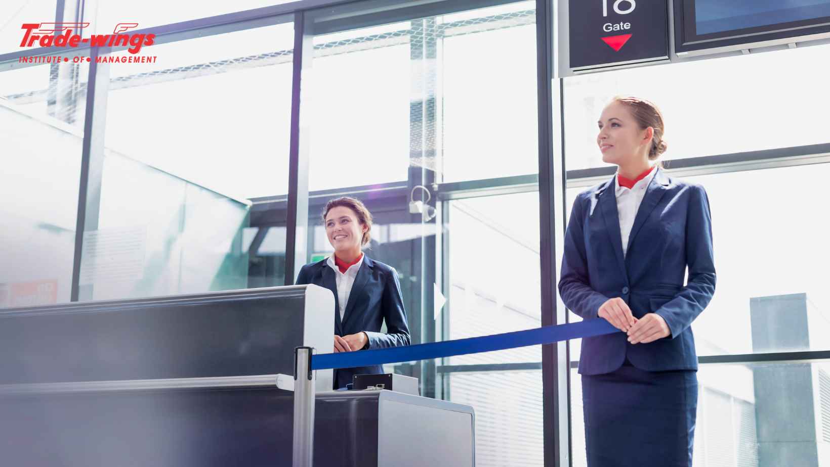 Airport management courses preparing students for careers in airport operations, airline services, and aviation management.