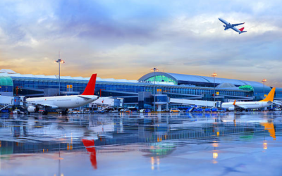 Multiple aeroplanes parked at airport runway during operations for Advanced Course in Airline and Airport Operations