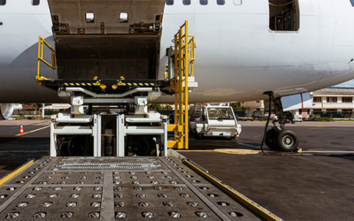 Aircraft technician servicing an aeroplane during maintenance under Aircraft Weight & Balance Engineering training